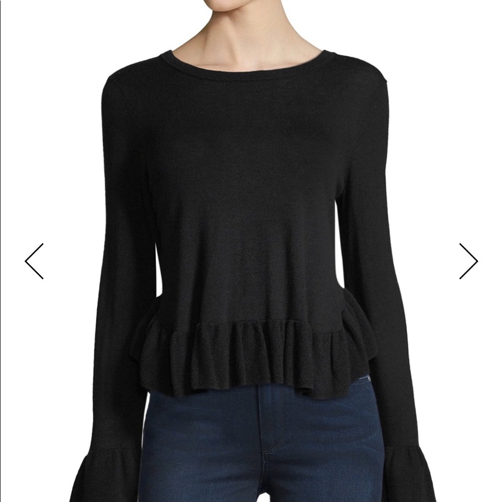 Joie Iona Caviar Sweater Size Small